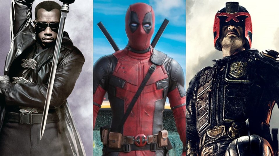 Blade, Deadpool a Dredd